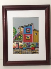 G. Pacheco Original Mixed Media 3D Art, Signed, Framed, 6 1/2″ x 9 1/2″ (Image)