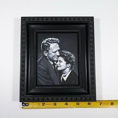 Spencer Tracy Hepburn Film Art Painting 4×5 Canvas Movie Memorabilia Portrait