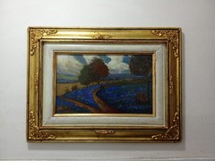 American Texas Master Porfirio Salinas (1910 – 1973) – „Bluebonnets“ Oil canvas