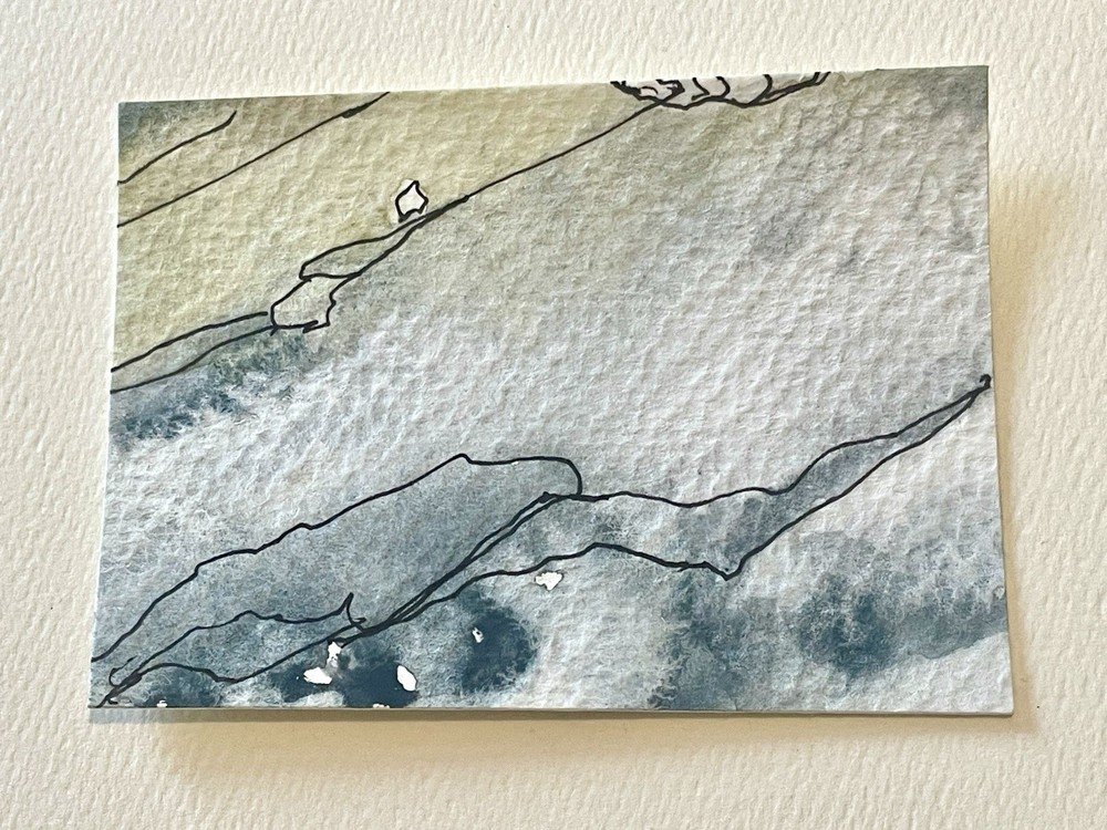 ACEO Hand-Painted Original Watercolor Painting Art Card (2.5 x 3.5 inches)