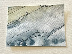 ACEO Hand-Painted Original Watercolor Painting Art Card (2.5 x 3.5 inches)