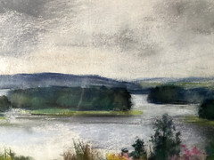 Franz Ehmke 1928-2018 GDR Painter °Berlin° Shore Lake Brandenburg Mecklemburg