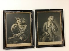 Philip Dawe Mezzotint Engravings After Bartolome Esteban Murillo Ca. 1769