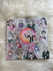 Handmade Acrylic And Ink Pen On Canvas Danganronpa Trigger Happy Havoc Painting