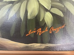 Extra Large 62.5×43 Original Oil Painting Realism, Parrots, From Mexican Artist