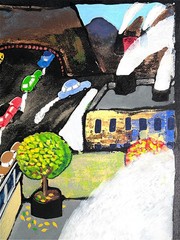Bernice Johnson Sims, Gouache on Board, American Painter (1926 – 2014)