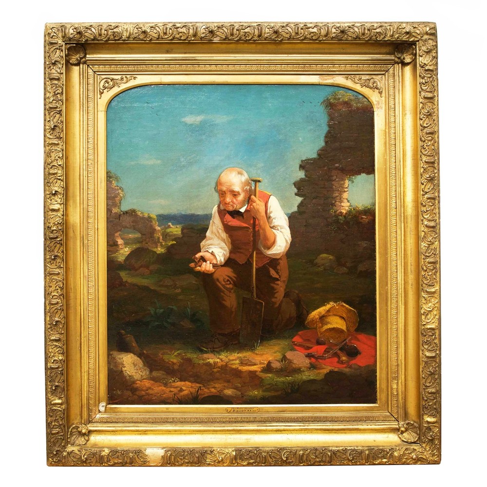 „The Relic Hunter“ (1854) by Charles F. Blauvelt (American, 1824-1900)