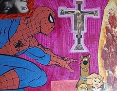 Original Painting Spider Man Edibles Scooby-Doo Trippy Munchies Pepperoni Pizza