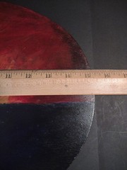 Vintage Painted Ocean Sunset On Wooden Palette Signed & w/Inscription On Back
