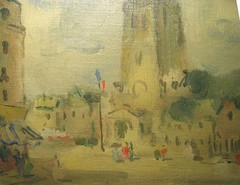 Gaston Jarry ’60s View of Paris Listed Argentinian Paris School Modernist