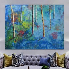 Mark Little Original ￼Professional Painting 84”X62” (7 Foot) Abstract Modern XL