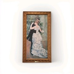 Renoir Dance In The City, Certified Reproduction, Framed, OoC, VTG, 43×23″
