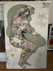 Original Painting on canvas by Portland Tattooer Cheyenne Sawyer