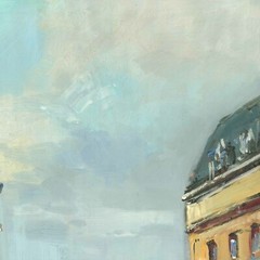 47W“x35H“ ROYALE MADELEINE ANTOINE BLANCHARD-Style ORIGINAL OIL PAINTING CANVAS