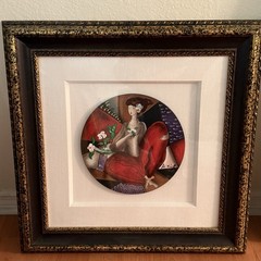 Linda Le Kinff Pair Elisabeth & Le Temps des Cerises Framed Set w/ Park West COA