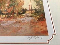 Original Print By BjB Cleary Framed, Signed & Numbered 19 1/2” X 17 1/2”