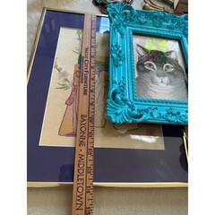 Vintage lot gallery accent wall art pictures set ornate gold framed portraits 13