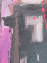 Original Abstract Oil Painting Signed by Robin Gary Wood Freedom Series 1982