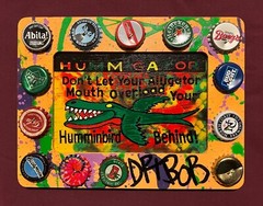 HUMMINGATOR Classic New Orleans Louisiana Outsider Folk Art by DR. BOB