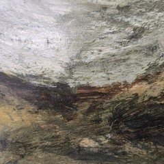 Two Expressionist Landscape Paintings by Clarke – 1966 – Oil on Board