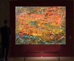 Pollock/Richter style￼ Professional Painting 81” X 62”(6ft 9in)Abstract Modern
