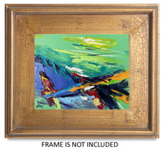 abstract landscape Impressionism Original Oil Painting Dorothy Laz Irb26