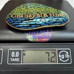 One Day At A Time Encouragement/Kindness Rock – Hand-Painted By Jadel Rocks