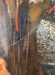 Original 1972 Western Oil Painting Listed Artist Buck McCain, Chief Brave Eagle