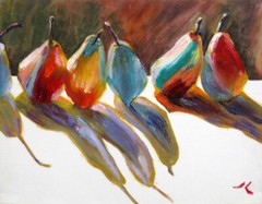 Original Oil Painting Standing Together One of a Kind 11×14″ Julia Lu
