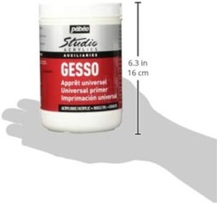 Versatile Non-Toxic Acrylic Gesso 1L – Ideal for Interior and Exterior Use