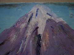 Ukrainian Soviet Oil Painting landscape impressionism mountain
