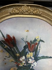 Modern Vase of Flowers Marmont Hill Framed Wall Art Painting Brand New In Box