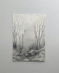 aceo original painting watercolor landscape