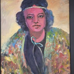Original Oil Portrait Painting Woman Expressionist Impressionist Art 20×24 Frame