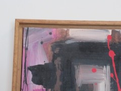 Original Abstract Oil Painting Signed by Robin Gary Wood Freedom Series 1982