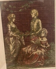 Framed Painting On Rough Canvas Medium Size