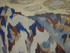 Ukrainian Soviet USSR Painting cubism postimpressionism Avant-garde horses rest
