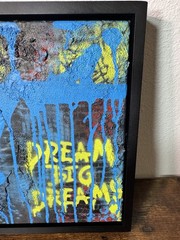 Original Abstract Graffiti Street Art Painting “Dreams” Signed Framed 2026