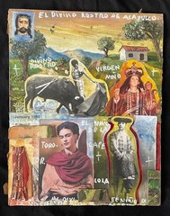 Mexican Folk Art David Mecalco Eclectic Mexicana Photo & Painting Collage