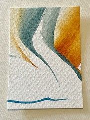 ACEO Hand-Painted Original Watercolor Painting Art Card (2.5 x 3.5 inches)