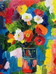 Original Oil Painting on Canvas, 33 x 41 x 1.5 cm | 13.0″ x 16.1″ x 0.6″