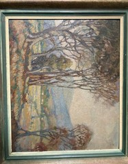 Landscape O/C Attached on Board by Cecil Vincent Donovan (1896 – ?) 18”x 15”