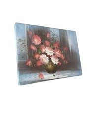 Robert Cox Vintage Oil Painting Floral