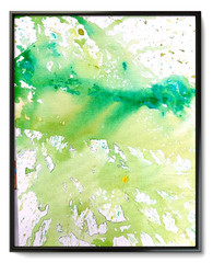 LOVELESS – „SPRING ERUPTION“ original acrylic on canvas 11 X 14