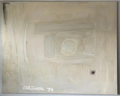LARGE VINTAGE MODERN ABSTRACT EXPRESSIONIST OIL PAINTING OLD MODERNISM 1974