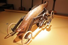 Ron Pippin Original Fish on Wheels sculpture Vary rare fine art