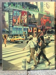Greg Stirling Painting, „Times Square Daytime“ 36 x 28, Acrylic On Canvas
