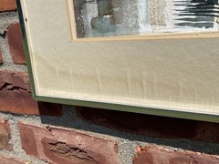 East Northport Long Island Artist & Instructor Lucy Taylor W/C. NYC Tenements ￼