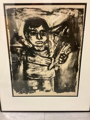 1958 Art by Siri 21”x27” Framed and Matted