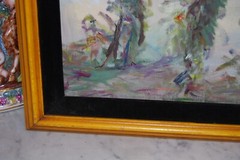 FRAMED SIGNED ORIGINAL OIL GOLDEN SUN FLOWERS A STILL LIFE ARTIST: HECTO VIDAL